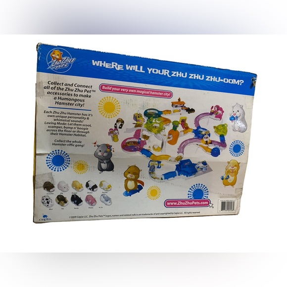 New Zhu Zhu Pets Deluxe Hamster House Starter Set with Jilly Stroller Baby Works - Picture 3 of 7